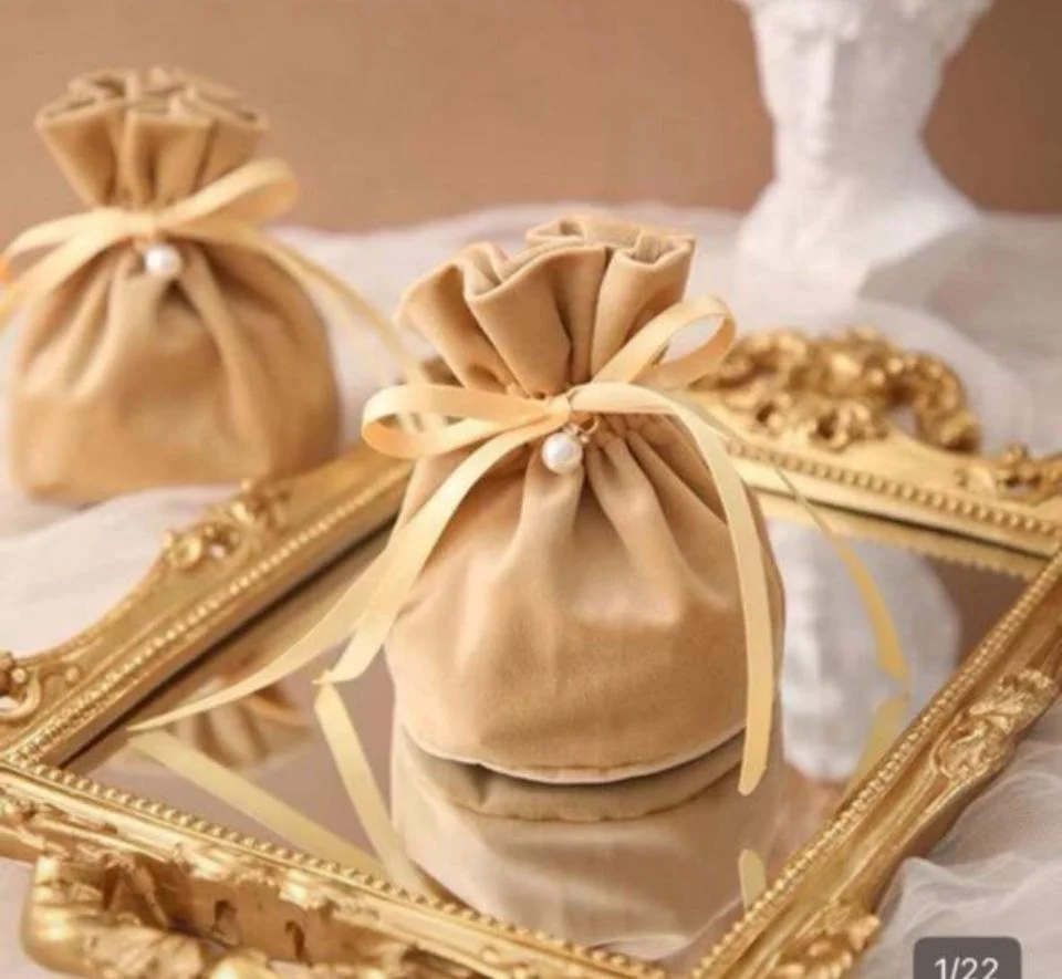 Velvet Drawstring Gift Pouch