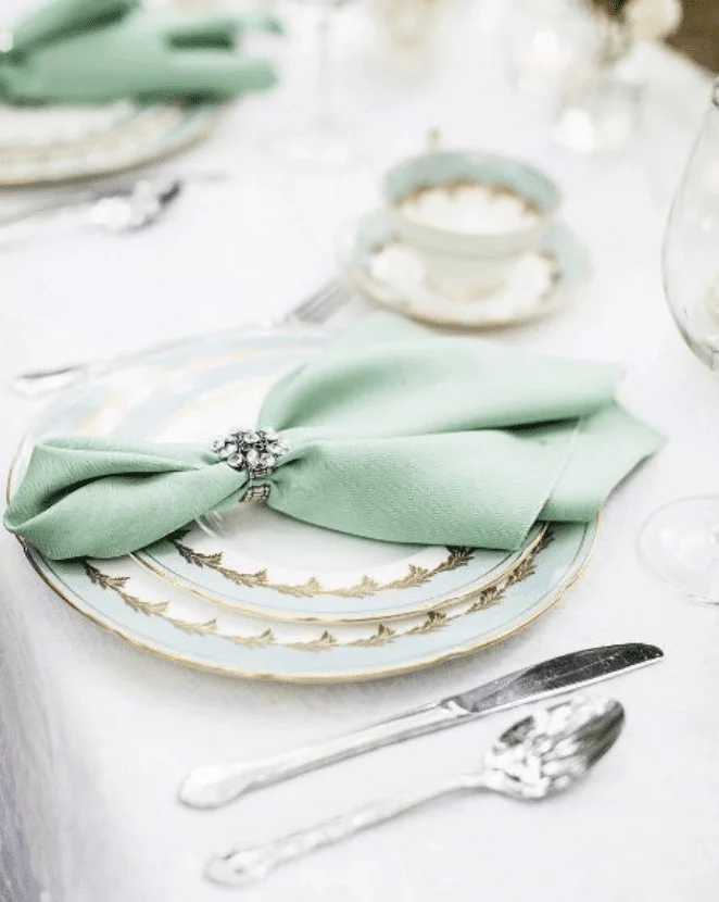 Mint Green Napkins