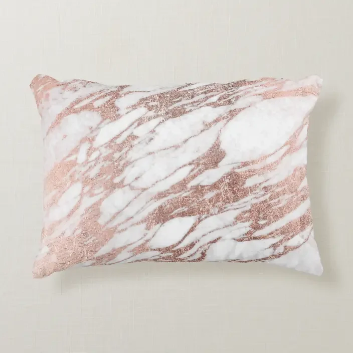 White & Rosegold Cushions