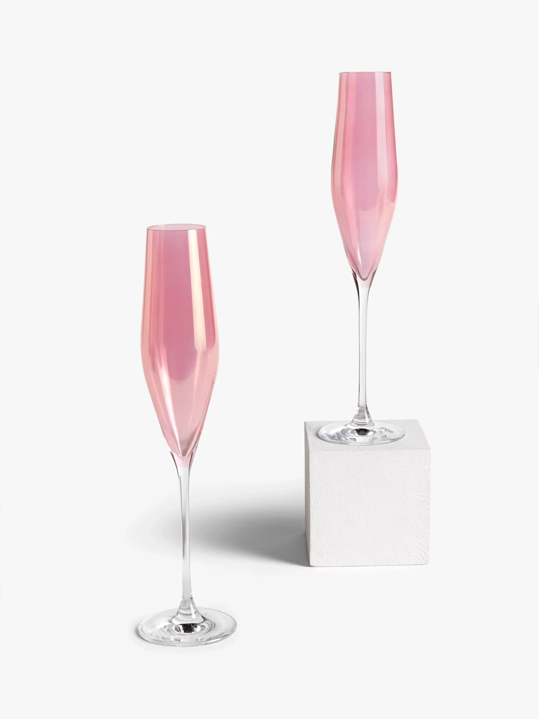 Champagne Glasses | Pink