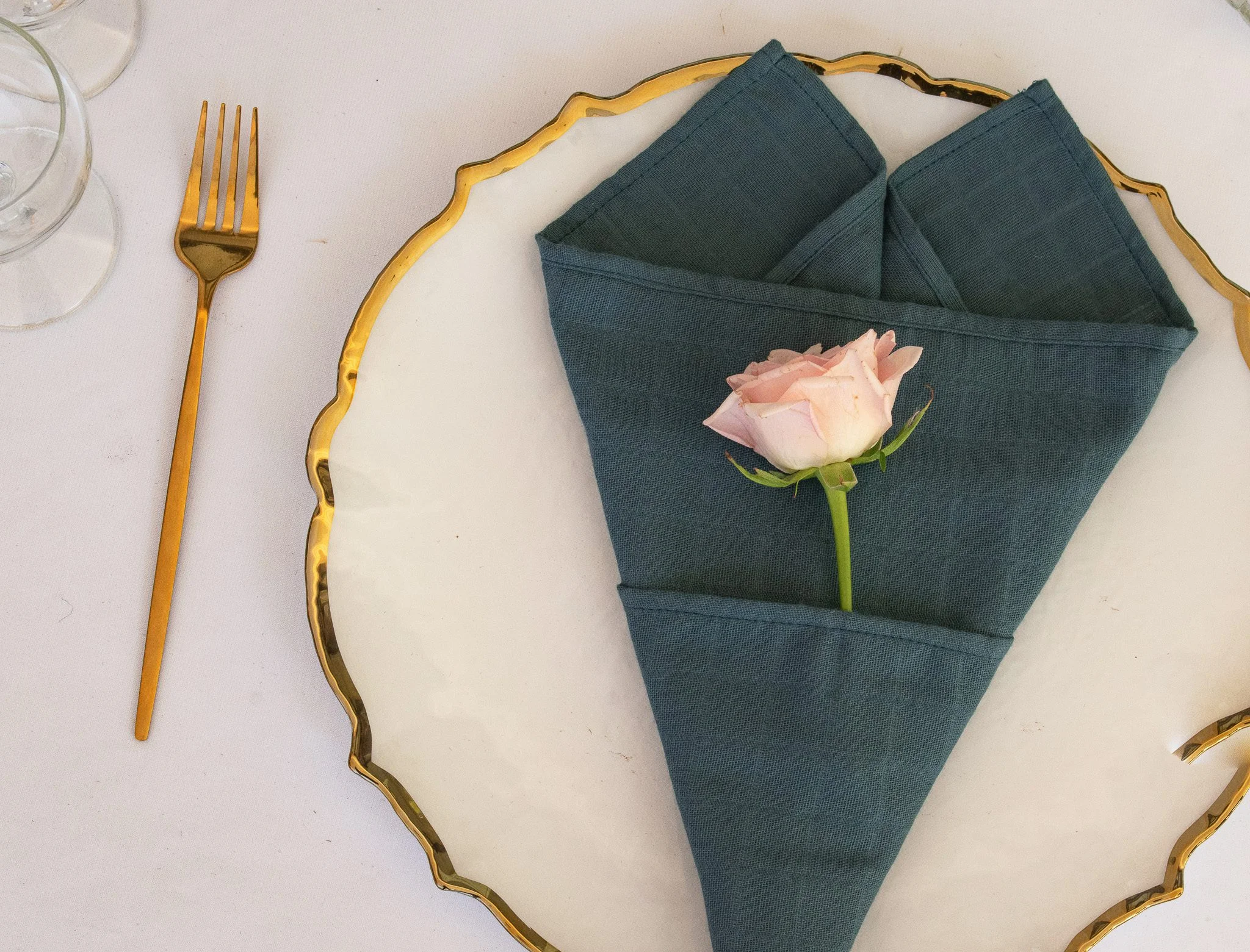 Navy Organic Napkins