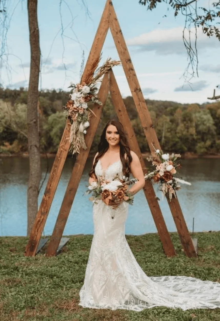 Boho Wedding 2 piece Arch flowers