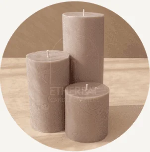 Beige Candle