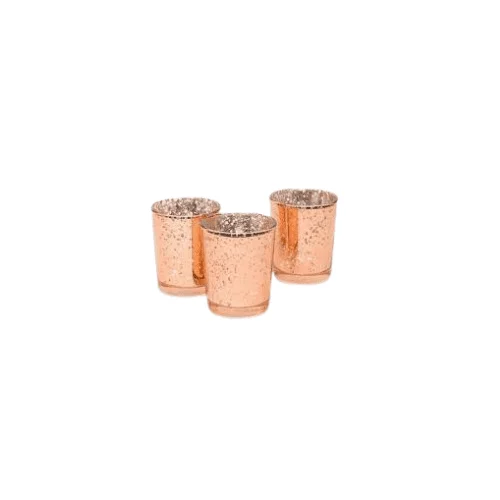 Rosegold votives