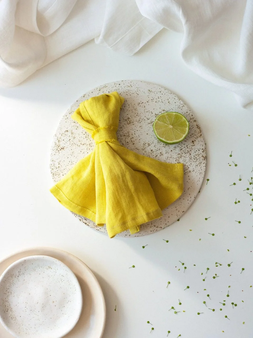 Yellow Organic Napkins