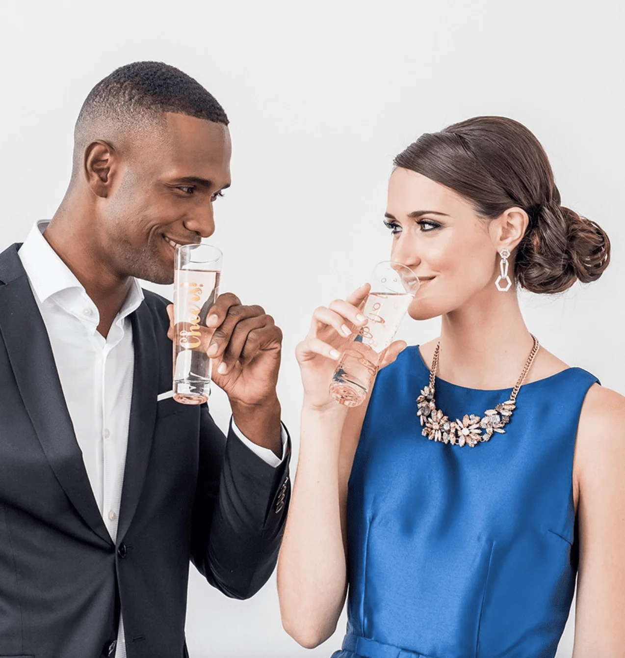 Stemless Champagne Flutes