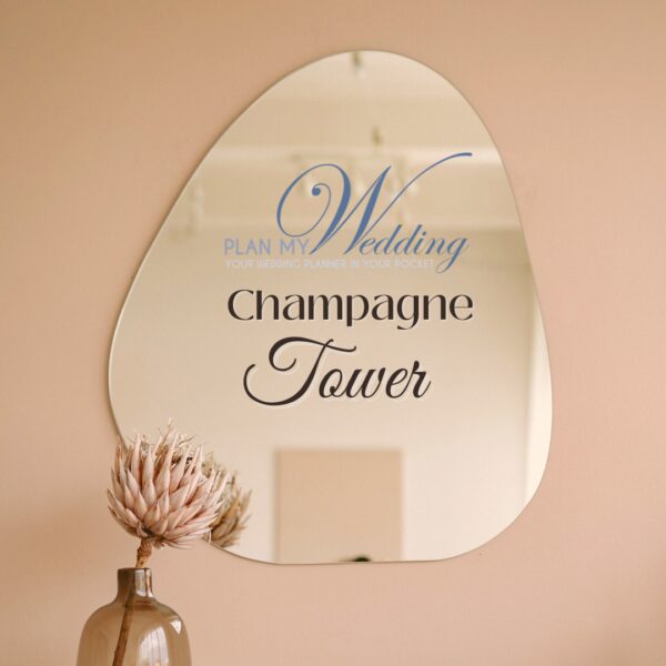 Champagne Tower Wedding Supplier Marketing